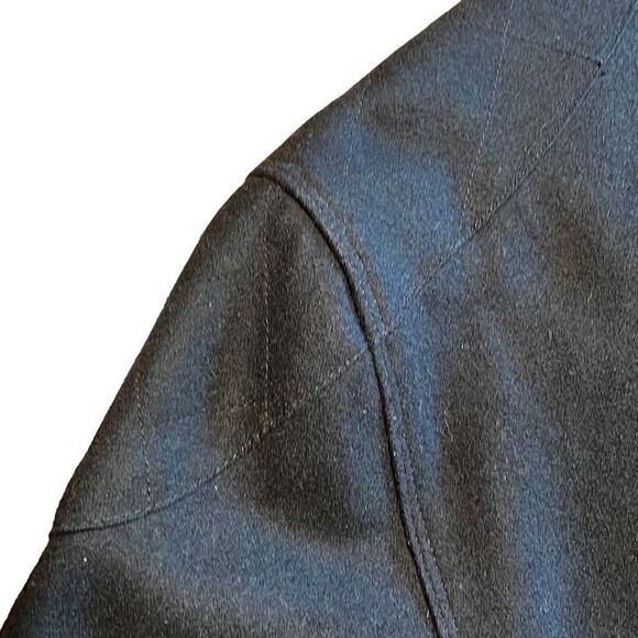 Morphine Generation MG Black lined moto jacket zippers wool & viscose S - Picture 8 of 15